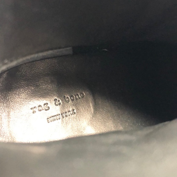 Rag & bone silver metallic drea Booties - Picture 4 of 7